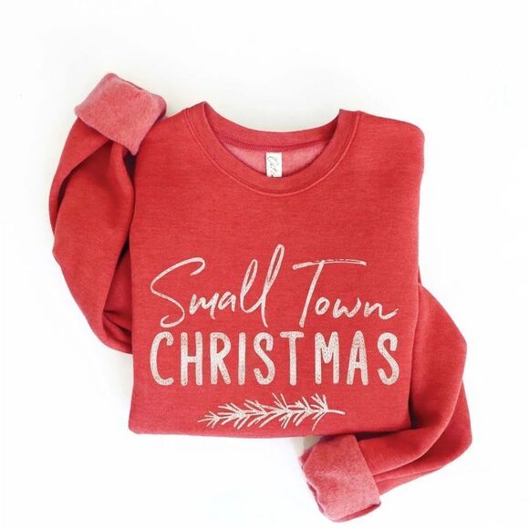NWT Wool + Pepper Co. Small Town Christmas Crewneck Sweatshirt - Picture 2 of 3